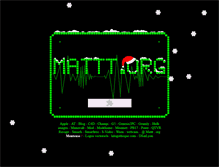 Tablet Screenshot of mattt.org